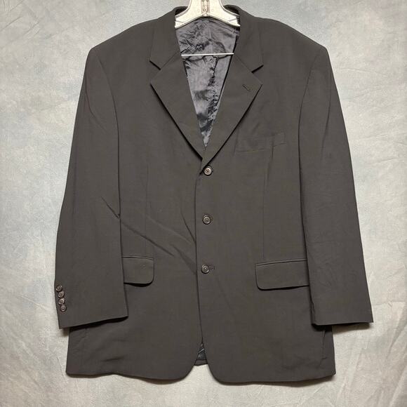 Alfani Suit Wool Blazer Jacket 44s and Pants Size 36 2-Piece Preppy Office Work - Picture 1 of 16